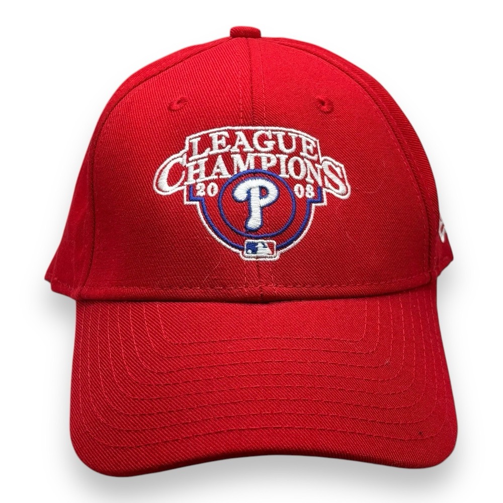 2008 League Champions Red Philadelphia Phillies Hat New Adjustable‎